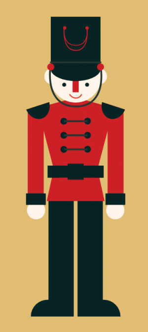 simple nutcracker clipart